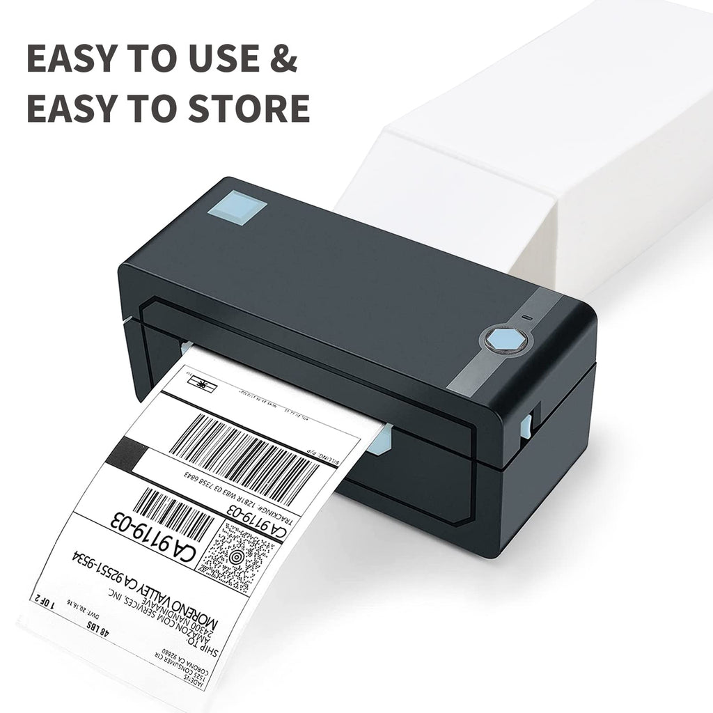 L LIKED 4x6 Direct Thermal Labels, 500pcs Perforated Fanfold, Compatible Zebra & Rollo Printers (Pack of 2)