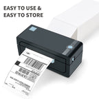 L LIKED 4x6 Direct Thermal Labels, 500pcs Perforated Fanfold, Compatible Zebra & Rollo Printers (Pack of 2)