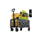 100KG Collapsible Foldable Small Wagon Carts Portable Folding Outdoor Cart