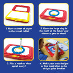 Spirograph Jr. — Jumbo Sized Gears Classic Retro Toy For Spiral Drawing Art Design Toy Kit for Smaller Hands — For Kids Ages 3 and Up