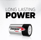 Energizer MAX D Batteries, Premium Alkaline D Cell Batteries, Long-Lasting Power and Protection for Your Everyday Devices!