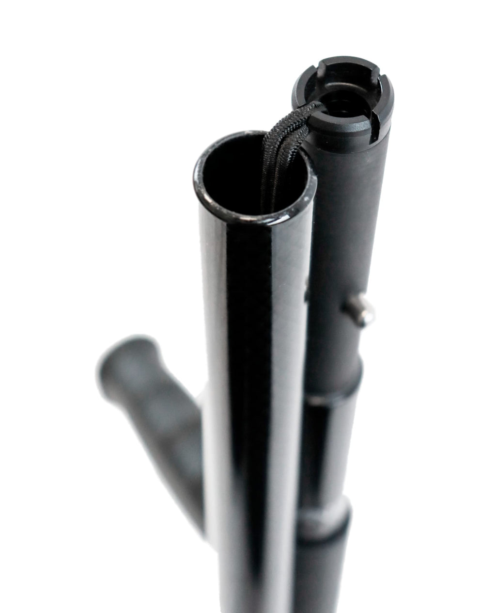 KMINA Folding Crutches of Carbon Fibre (x1 Unit), Open Cuff, Lightweight, Forearme Foldable Crutch - Made in Europe - KMINA PRO