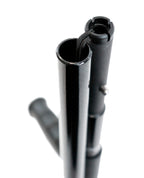 KMINA Folding Crutches of Carbon Fibre (x1 Unit), Open Cuff, Lightweight, Forearme Foldable Crutch - Made in Europe - KMINA PRO