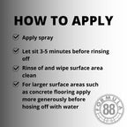 Formula 88 Cleaner & Degreaser | Multi Surface Car & Marine Cleaner for Interior, Exterior | Removes Grease & Grime Residue on Metal, Plastic, Cloth, Vinyl, Carpet (4-Gallons)