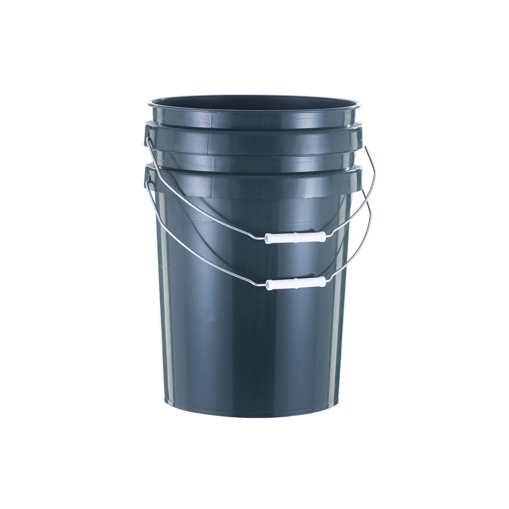 United Solution ECOSense 5 Gallon Bucket, Heavy Duty, Comfortable Handle, Perfect for on The Job, Home Projects, or Cleaning; Made from 90% Recycled Materials.100% Recyclable (Pack of 3)