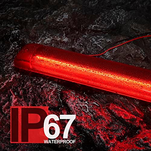 OQHAIR 3rd Third Brake Light Car High Mount Rear Brake Light Direct Replacement High Mount Car Tail Light For Benz C350 Note: Not For cars with (Code 840). 2012-2015