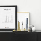 LEGO Architecture New York City Model Kit - Bedroom or Office Decor for Kids & Adults, Ages 12+ - Building Blocks to Display - NYC Gift & Souvenir Ideas - 21028