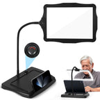 Magnifying Glass with Light and Stand 50 Ultra-Bright LEDs Large Magnifying Lamp with Light Magnifying Glass on Stand Hand-Free with 360° Flexible Gooseneck for Close Work Reading Repair Crafts