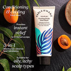 Fable & Mane Cooling Scalp Mud Mask, Soothes Itchiness and irritation. Treatment to Purify the Scalp with Ayurvedic Neem (6 fl oz / 177ml)