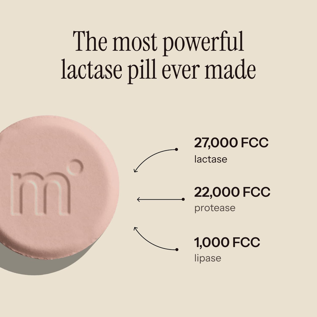 Superpowered Lactase Pills - Fast-Act Lactase Tablets for Dairy and Lactose Intolerance - Lactase Enzyme Supplement (15)