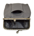 Leather Cigarette Case Pack Holder Regular or 100's Lighter Pocket by Leatherboss (Grey)