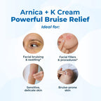 VitaMedica Arnica + Vitamin K Bruise Recovery Cream for Face & Under-Eye, Sensitive-Skin Formula, Post-Procedure Support - 2 Pack