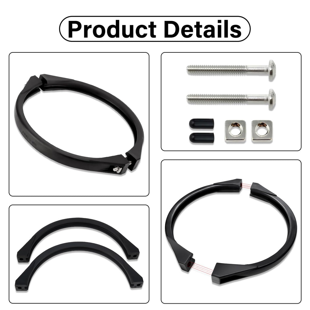 GMX600NM Flange Valve Clamp for Hayward Pro Series Sand Filter Pump Clamp with Screw Swimming Pool Filter Parts Replacement S164T S166T S180T S210T S210S S220T S230T S244T