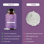 Qualia Magnesium+ | Doctor-Formulated. Premium Formula | High Bioavailability | 10 Forms of Magnesium & 70+ Minerals | Relaxed Mood, restful Sleep, & Exercise Recovery