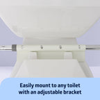 Medline Guardian Toilet Safety Rail - Adjustable Height, Robust & Reliable, Ideal for Medical Patients, Hospitals, Nursing Homes