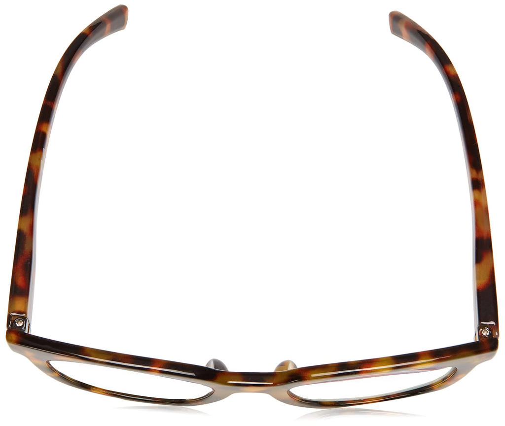 Peepers by PeeperSpecs Women's to The Max Square Blue Light Blocking Reading Glasses, Tortoise, 49 + 1.75