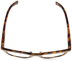 Peepers by PeeperSpecs Women's to The Max Square Blue Light Blocking Reading Glasses, Tortoise, 49 + 1.75