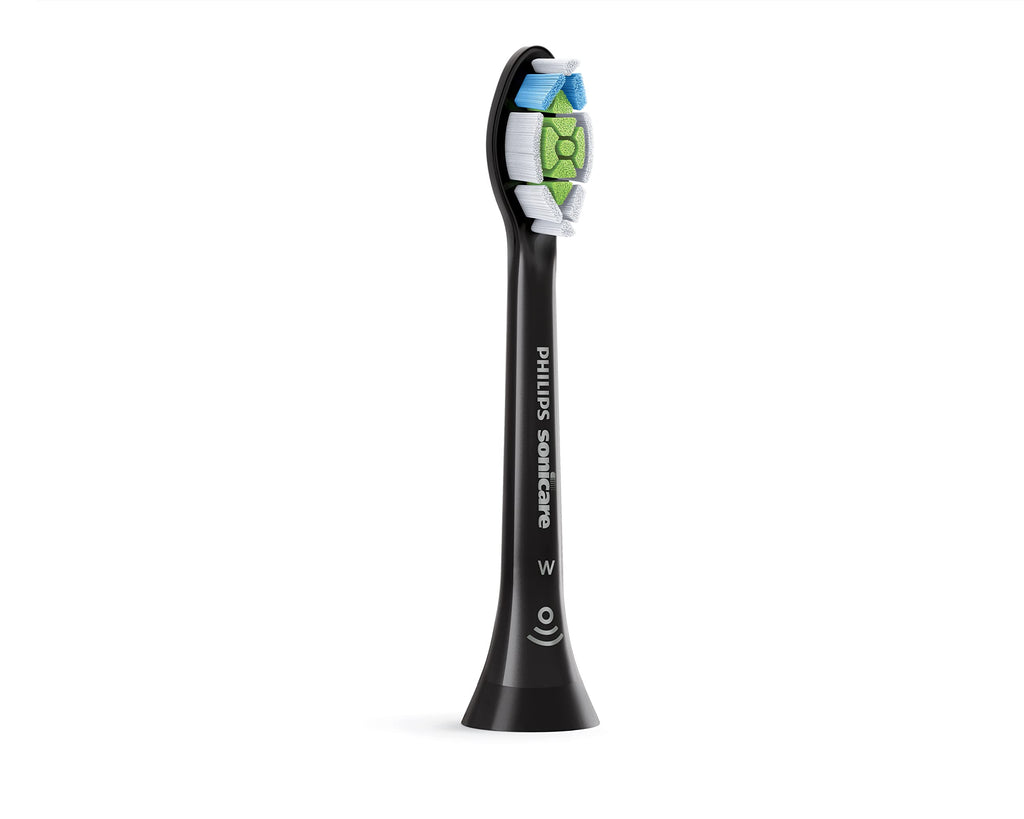 Philips Sonicare W DiamondClean Brush Heads, 2-Pack, 6 Month Supply, Black