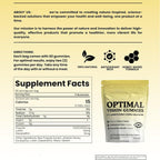 Yeloart Clear Vision Gummies Help Relieve Eye Fatigue，60count
