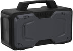 BUGANI Bluetooth Speaker, 80W Powerful Portable Wireless Speakers IPX7 Waterproof Speaker, Outdoor Loud Speakers with Handle 24H Playtime, Support Microphone AUX USB Suitable for Party, Pool, Black
