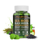 16 In 1 Sea Moss Gummies — US-Made, 3X Potent Seamoss Gummies for Men and Women with Black Seed Oil, Ashwagandha, Burdock, and More — Supports Immunity, Energy & Vitality (30-Day Supply, 60 Gummies)