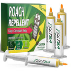 TSCTBA Cockroach Repellent, Cockroach Deterrent,Roach Away, Natural Roach Repellent Indoor, Eco-Friendly Indoor Outdoor - Strongly and Effectively Roach Control - 4P