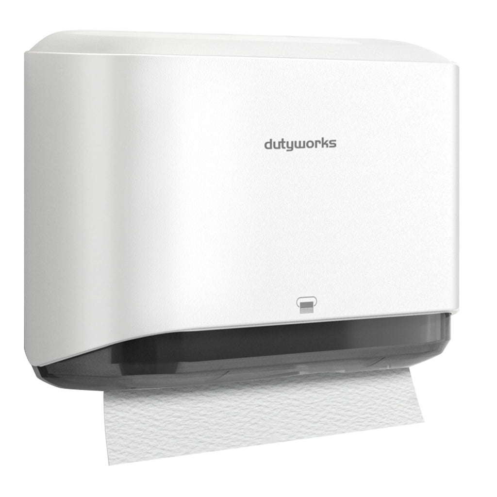 DUTYWORKS Multifold Paper Towel Dispenser Wall Mount, White