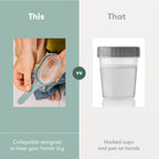 Frida Fertility No-Mess Pee Cup, Reusable Urine Cup, Pregnancy Tests w/Bag