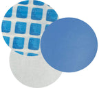 All-in-One Repair Kit for Above-Ground Pools | Fast, Underwater-Capable Peel-and-Stick OR Adhesive Glue-Down Vinyl Patches & for Easy Set and Frame Pools 4 Inch Peel and Stick