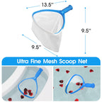 TidyMister 4-in-1 Spa Cleaning Set - Hot Tub Small Pools Maintenance Accessories Kit with Skimmer Net Round Brush Scrubber and 2ft Pole
