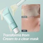 CHARDE Peel Off Cream Mask for Dark Spots, Cream-to-Clear Mask for Brighter, More Even-Looking Skin, At-Home Care Routine (50ml)