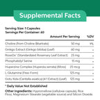 Best in Nature VitaBrain Brain Support Supplement - 60 Capsules