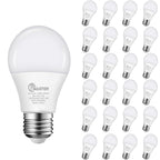 JIANGSILING A19 LED Light Bulb, 75W Equivalent LED Bulb, 11W 2700K Warm White, 1100 Lumens, Non-Dimmable Light Bulbs, CRI 85+, No Flicker E26 Base Bulbs for Home Office, 24-Pack
