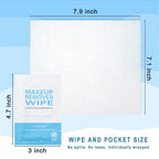 100 Pack Individual Makeup Remover Wipes Bulk,Individually Wrapped Face Cleansing Wipes, Travel Makeup Remover Cloth for Travel Hotel Skin Care Face Cleansing