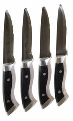 4 LONGHORN STEAKHOUSE STEAK KNIVES New! ~ BBQ Kitchen Dining Chop Knife Set by madamecoffee