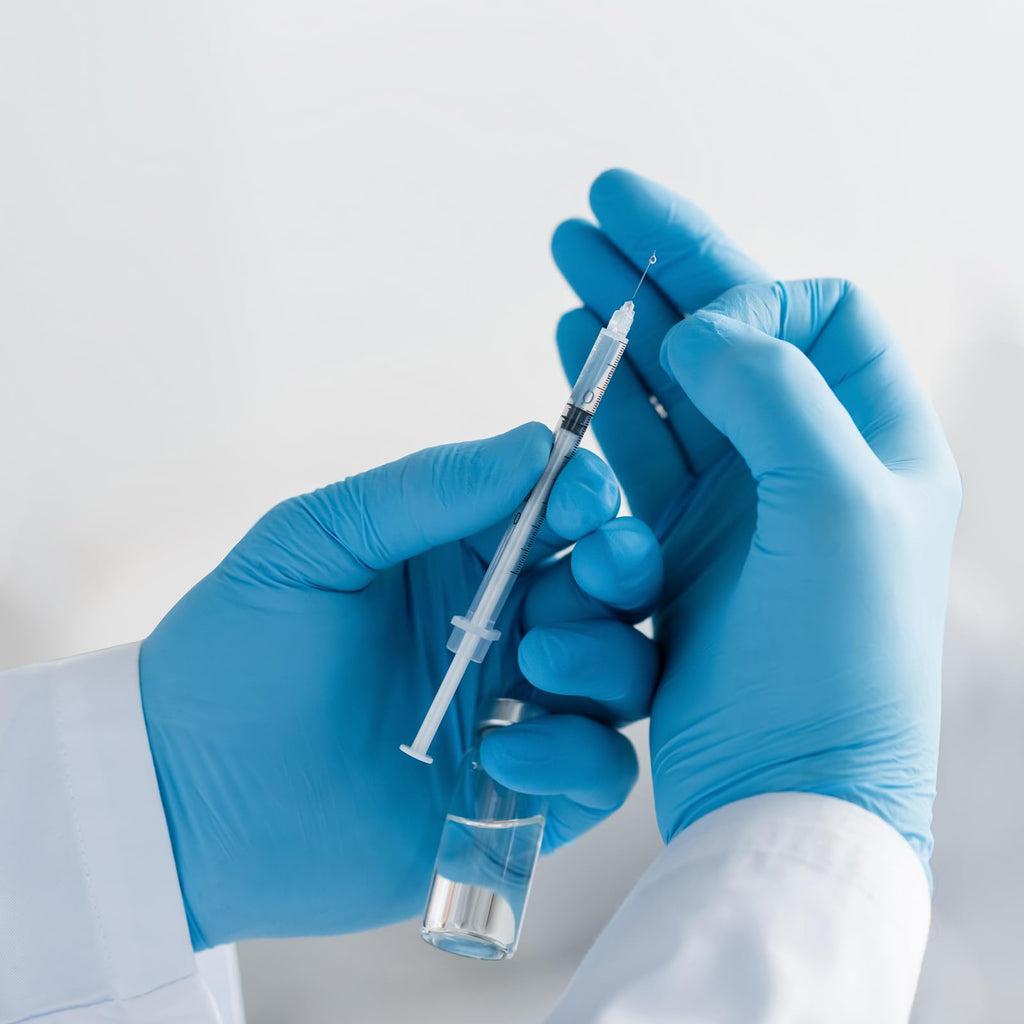 1ML Syringe with 31G 5/16" Needle, 100PACK Individually Wrapped Lab Supplies (1CC 31G 5/16"-100PACK)