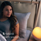 Philips HF3520/60 Light Therapy Wake Up Light LUXEON – Mood Lamp (Wake-up Light, 300 lx, LUXEON, Orange, Red, Yellow, 40 min, Bedroom)