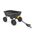 Gorilla Carts Dump Garden Cart, 7 Cu Ft,1200 lb Capacity, No-Flat Tires