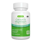 Igennus Algae Calcium & Magnesium Supplement, Plant Based, High Absorption, K2 & D3, Vegan, Non-GMO Red Algae Mineral Complex for Bone & Teeth Support, for Women and Men, with Boron, 60 Tablets