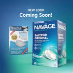 Navage® Salt Pods Refills (90 SaltPods) - Pre-Measured Saline Nasal Original Pods, Clear Mucus, Irritants & Allergens for Breathable, Comfortable Sinuses - Designed Nasal Irrigation System