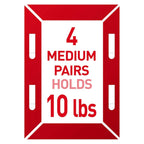 Command 10 lb Medium Picture Hanging Strips, Damage Free Picture Hangers, No Tools Wall Hangers for Home Decor, Black Adhesive