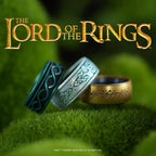 Enso Rings Lord of the Rings Collection - Comfortable DualTone Silicone Rings - The One Ring - Size 8