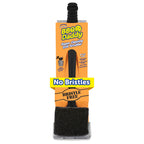 Scrub Daddy BBQ Daddy Grill Brush for Outdoor Grill - Bristle Free Grill Brush with Steel Grill Scraper + Scrub Brush - Temperature Controlled Scrubbing Power for Grill Cleaning (1 Count)