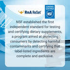 RnA ReSet ReAline – Methylated B Complex with Taurine & Methionine, Active B Vitamins, Detox & Methylation Support (60 Capsules) NSF Certified
