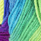 Red Heart Super Saver Parrot Stripe E300-4968 (3-Skeins - Same Dye Lot) Worsted Medium #4 Acrylic Yarn for Crocheting and Knitting with Project Bag