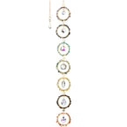 Healing Crystal Energy Wind Chime, 7 Chakra Sun Catcher, Meditation Home Decoration, Gem Wall Decoration, Birthday Gift, Healing Crystal Energy Sunlight Catcher