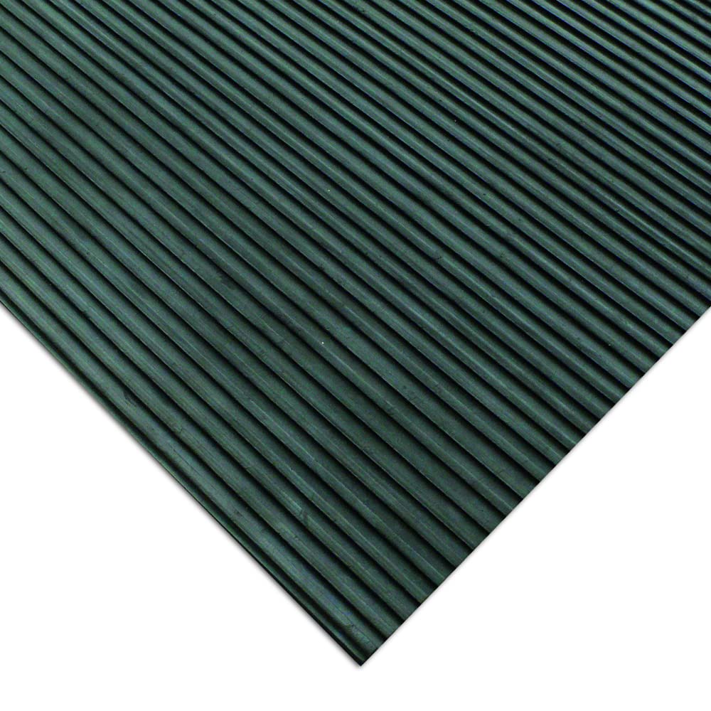 Rubber-Cal Ramp Cleat Non-Slip Outdoor Rubber Mats - 1/8" x 3 ft x 8 ft
