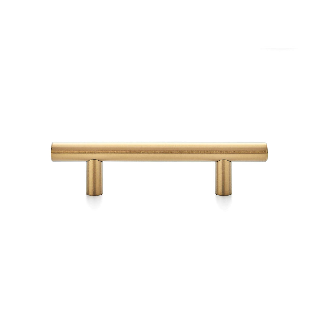 Ravinte 40 Pack 6 inch Cabinet Pulls Brushed Brass Stainless Steel Kitchen Drawer Pulls Cupboard Handles Cabinet Handles 3.75” Hole Center