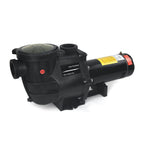 XtremepowerUS 2HP In-Ground Swimming Pool Pump Dual Speed High Flow 2" Inlet 230V High Flo 2-Speed w/ Slip-On Fitting Adapter, 5,820 GPH with Filter Basket
