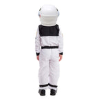 Spooktacular Creations White Astronaut Costume with Helmet, Space Suit for Toddler with Movable Visor, Kids Astronaut Halloween Costume for Cosplay, Party Favor Supplies (3T, 3-4 yrs)